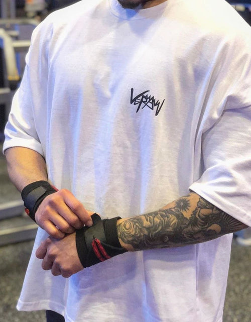 Load image into Gallery viewer, Men's Plus Size Round Neck Half Sleeve T-Shirt
