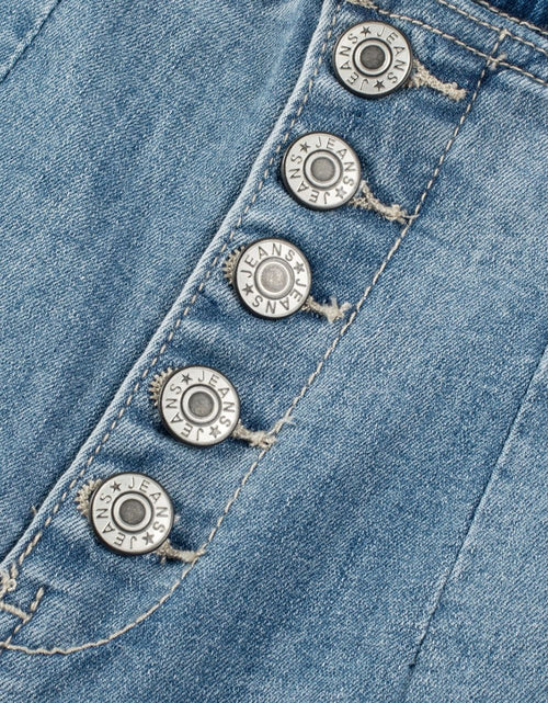 Load image into Gallery viewer, Button Fly High Waist Jeans
