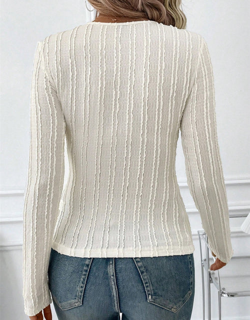 Load image into Gallery viewer, Round Neck Long Sleeve Top
