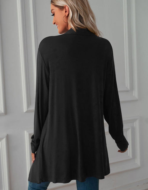 Load image into Gallery viewer, Open Front Long Sleeve Cardigan
