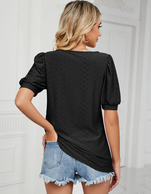 Load image into Gallery viewer, Ruched Notched Long Sleeve T-Shirt
