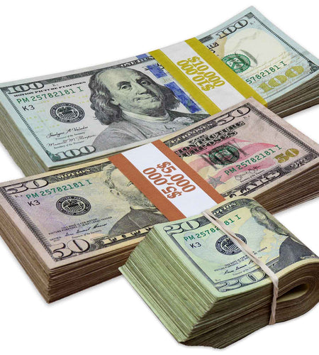 $17,000 ✔️RealAged™ Full Print New Series Stacks & Band Pack by Prop Money Inc