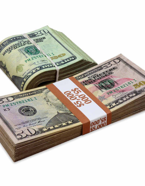 Load image into Gallery viewer, $7,000 ✔️RealAged™ Full Print New Series Stack &amp; Band Pack by Prop Money Inc
