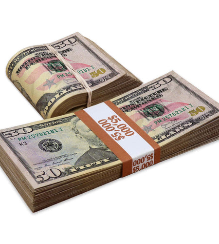 $10,000 ✔️RealAged™ Full Print New Series Stack & Band Pack by Prop Money Inc