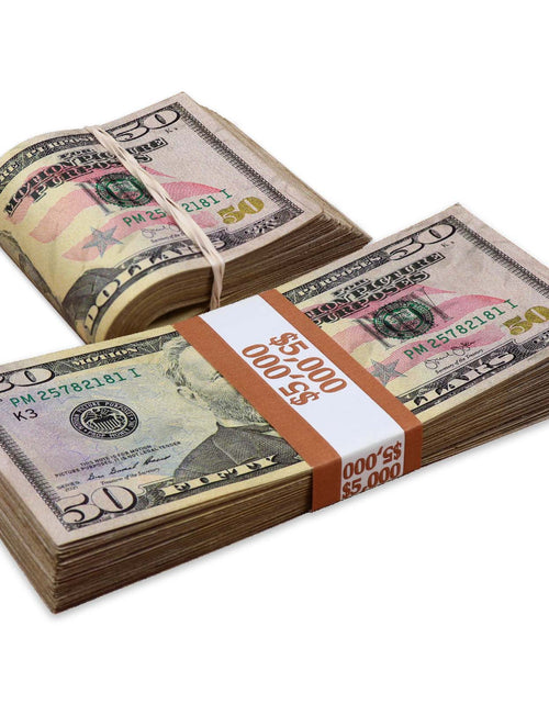 Load image into Gallery viewer, $10,000 ✔️RealAged™ Full Print New Series Stack &amp; Band Pack by Prop Money Inc
