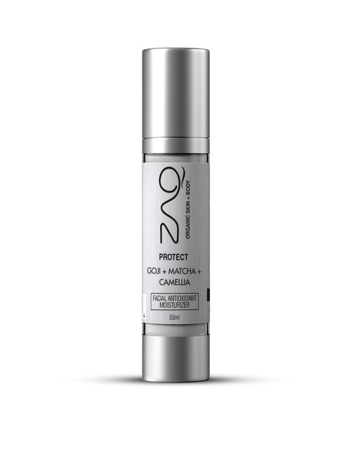 Load image into Gallery viewer, ZAQ Protect Antioxidant Moisturizer - Goji + Matcha + Camellia - Organic by ZAQ Skin &amp; Body
