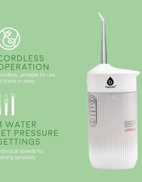 Load image into Gallery viewer, Portable USB Rechargeable Collapsible Water Flosser by Pursonic
