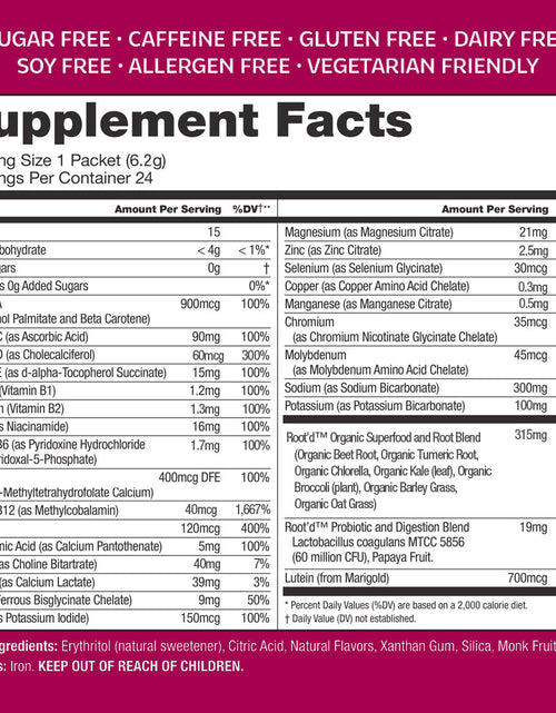 Load image into Gallery viewer, Her MULTI -Essential Vitamins &amp; Minerals + Electrolytes for Women by Root'd
