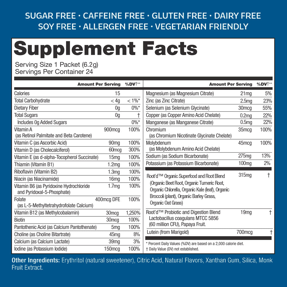 His MULTI - Essential Vitamins & Minerals + Electrolytes for Men by Root'd