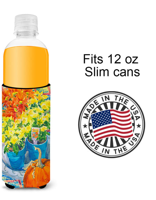 Load image into Gallery viewer, Flower - Mums Ultra Beverage Insulators for slim cans 6005MUK by Caroline's Treasures
