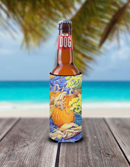 Load image into Gallery viewer, Flower - Mums Ultra Beverage Insulators for slim cans 6006MUK by Caroline's Treasures
