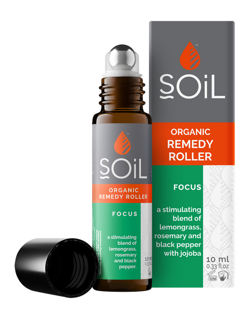 Load image into Gallery viewer, Focus - Organic Remedy Roller 20ml by SOiL Organic Aromatherapy and Skincare
