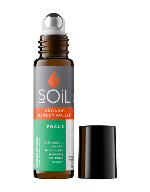 Load image into Gallery viewer, Focus - Organic Remedy Roller 20ml by SOiL Organic Aromatherapy and Skincare

