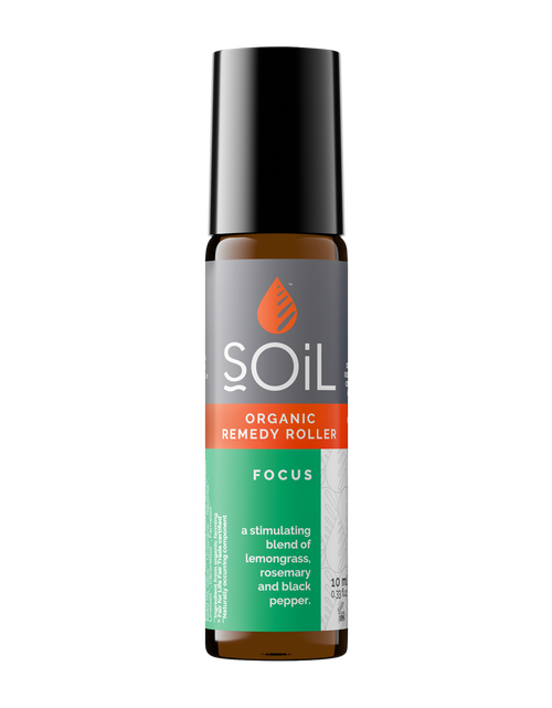 Load image into Gallery viewer, Focus - Organic Remedy Roller 20ml by SOiL Organic Aromatherapy and Skincare
