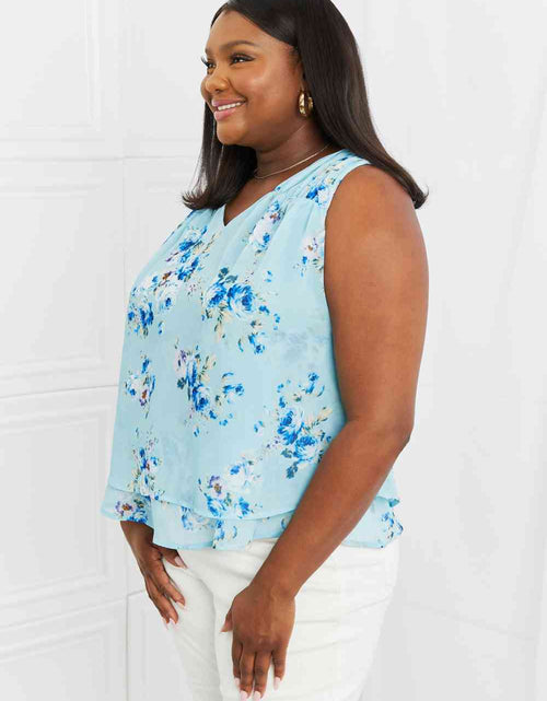 Load image into Gallery viewer, Sew In Love Off To Brunch Full Size Floral Tank Top
