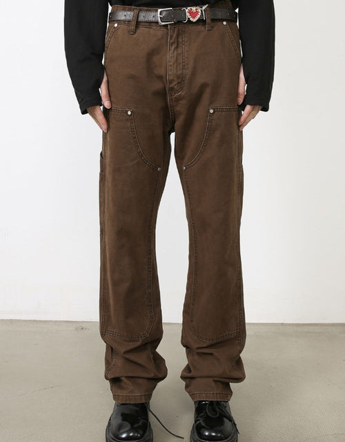Load image into Gallery viewer, Men's Jeans with Cargo Pockets
