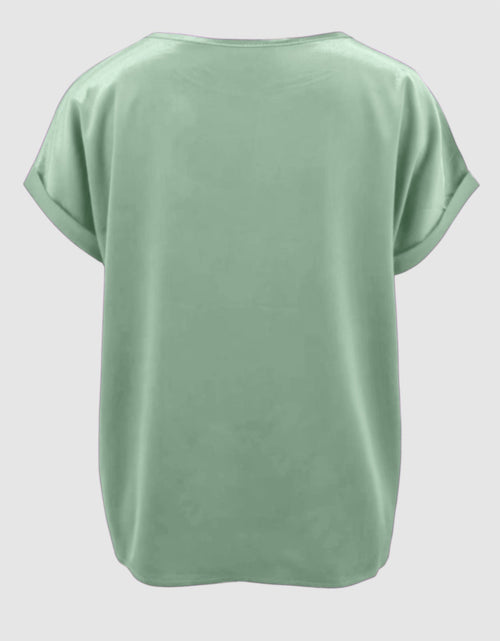 Load image into Gallery viewer, Round Neck Short Sleeve T-Shirt
