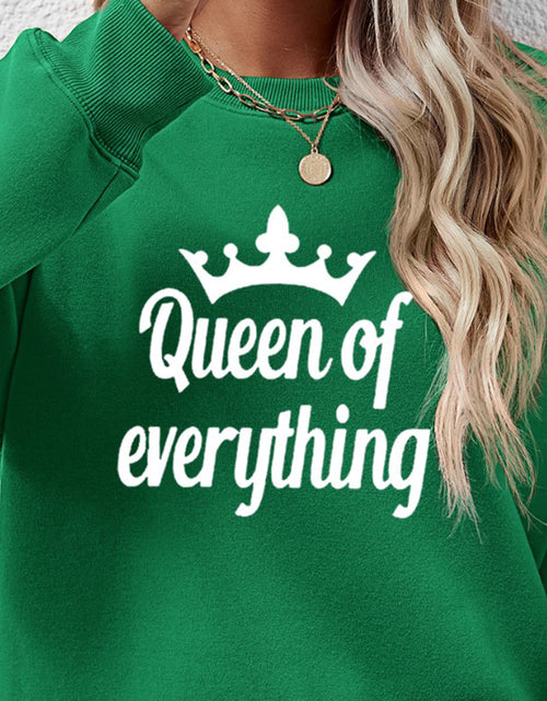 Load image into Gallery viewer, QUEEN OF EVERYTHING Round Neck Sweatshirt

