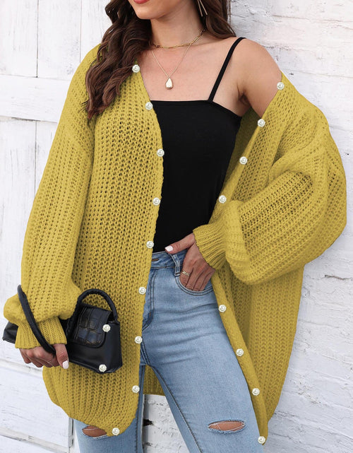 Load image into Gallery viewer, Open Front Long Sleeve Cardigan
