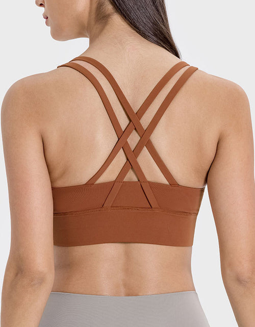 Load image into Gallery viewer, Millennia Crisscross Scoop Neck Active Tank
