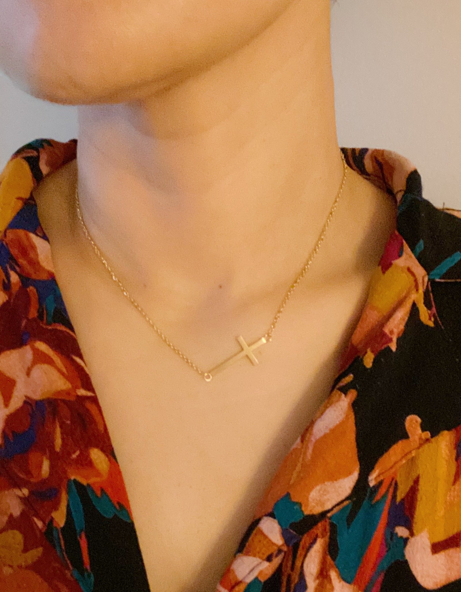 Kayla Cross Necklace by Ellisonyoung.com