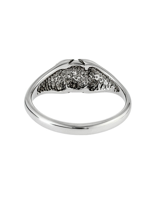 Load image into Gallery viewer, Vintage 1980's Ring Austrian Crystal 18k Antique YellwoWhite Gold Electroplated Made in the USA by PVD Vintage Jewelry
