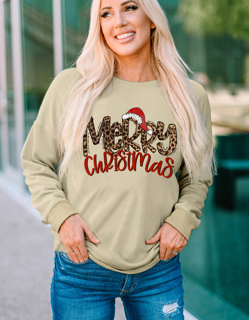 Load image into Gallery viewer, MERRY CHRISTMAS Graphic Sweatshirt
