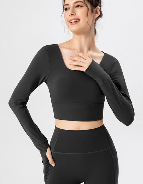Load image into Gallery viewer, Square Neck Crisscross Active T-Shirt
