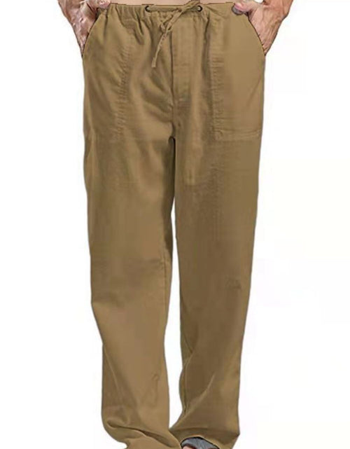 Load image into Gallery viewer, Men's Full Size Drawsrting Straight Leg Pants Plus Size
