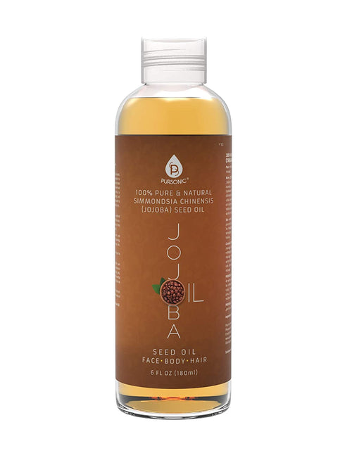 Load image into Gallery viewer, 100% Pure &amp; Natural Golden Jojoba Oil 6 Oz by Pursonic
