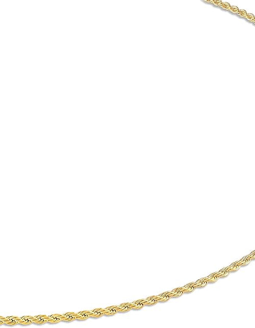 Load image into Gallery viewer, RMZ GOLD NYC 18K Gold Rope Chain Necklace - Made In Brazil
