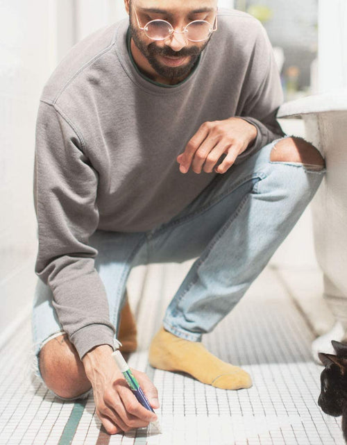Load image into Gallery viewer, Grout Pen Beige Tile Paint Marker: Waterproof Tile Grout Colorant and Sealer Pen _mktp44 by Js House
