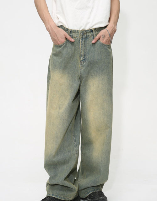 Load image into Gallery viewer, Straight-Leg Jeans with Pockets
