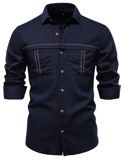 Load image into Gallery viewer, Men's Button Down Collared Neck Shirt
