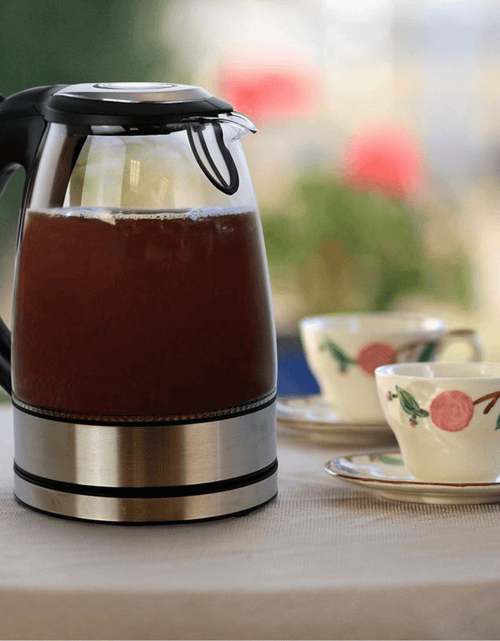 Load image into Gallery viewer, Better Chef 1500W 7-Cup Cordless Electric Borosilicate Glass Kettle with 360 Degree Swivel Base by Jupiter Gear Home
