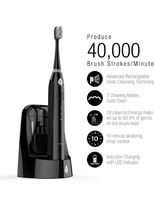 Load image into Gallery viewer, Sonic Smart Series Rechargeable Toothbrush with UV Sanitizing Function by Pursonic
