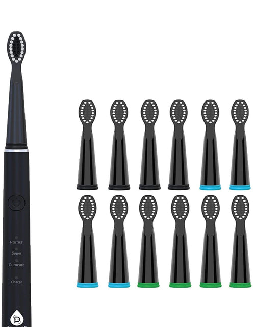 Load image into Gallery viewer, USB Rechargeable Sonic toothbrush with 12 Brush Heads by Pursonic
