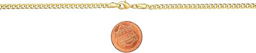 Load image into Gallery viewer, RMZ GOLD NYC 18K Gold Curb/Cuban Link Chain Bracelet - Made In Brazil
