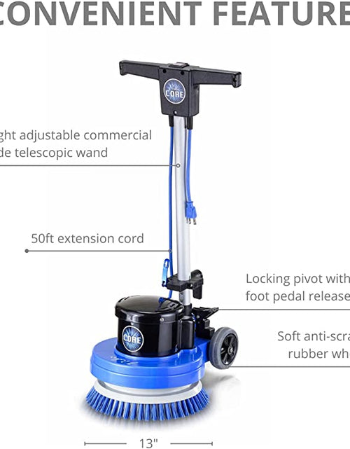 Load image into Gallery viewer, Prolux Core 13" Heavy Duty Commercial Polisher Floor Buffer Machine Scrubber and 5 Pads by Prolux Cleaners
