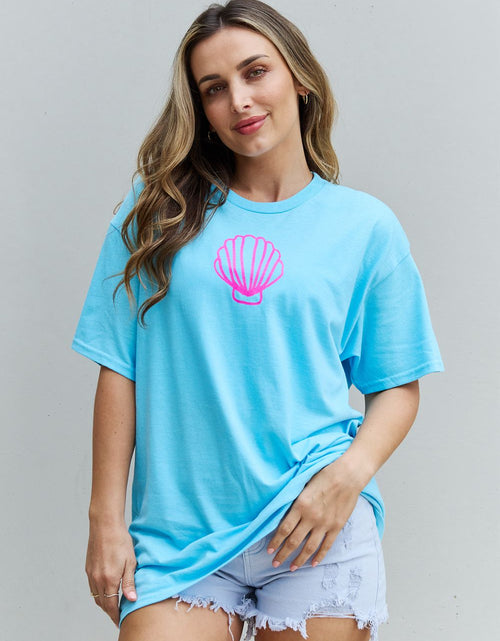 Load image into Gallery viewer, Sweet Claire "More Beach Days" Oversized Graphic T-Shirt
