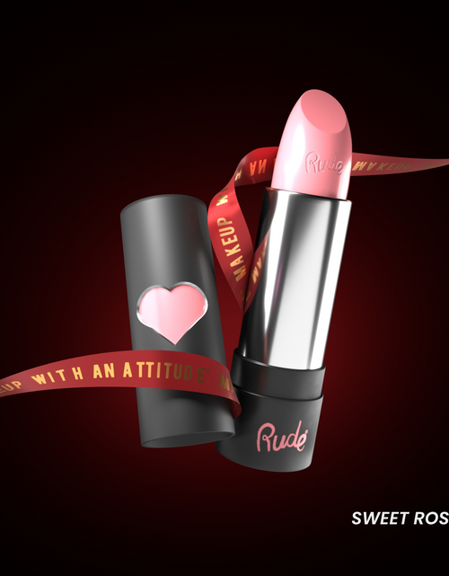 Load image into Gallery viewer, RUDE Hydro Shine Moisturizing Lipstick - Sweet Rose
