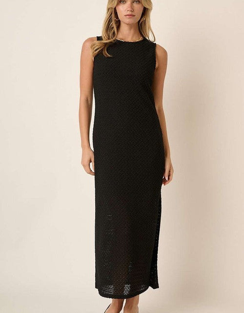 Load image into Gallery viewer, Mittoshop Side Slit Round Neck Sleeveless Dress
