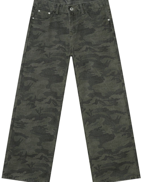 Load image into Gallery viewer, Camouflage Jeans with Pockets
