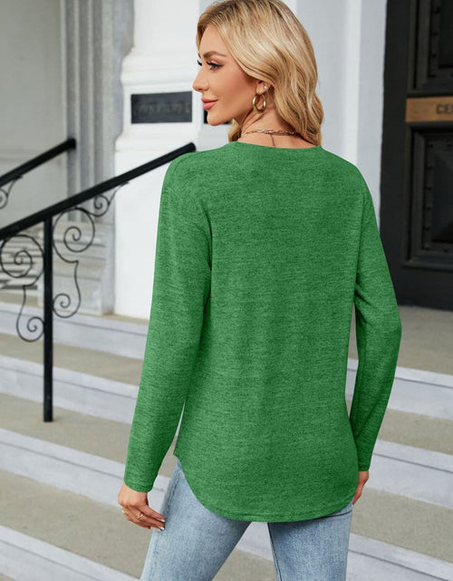 Load image into Gallery viewer, Round Neck Long Sleeve T-Shirt
