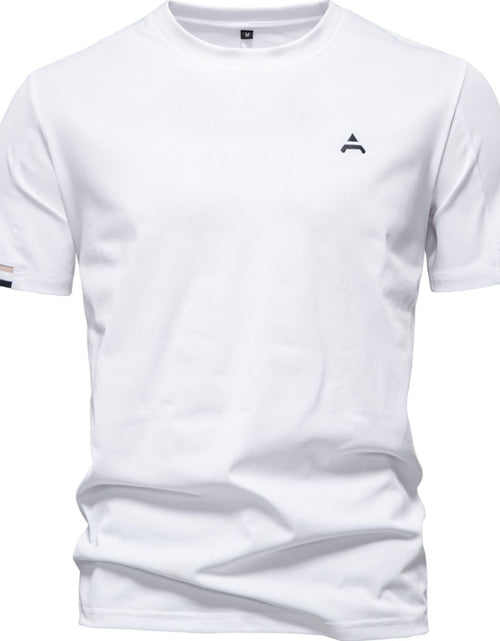Load image into Gallery viewer, Men's Embroidered Round Neck T-Shirt
