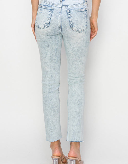 Load image into Gallery viewer, Risen Full Size High Rise Distressed Skinny Jeans

