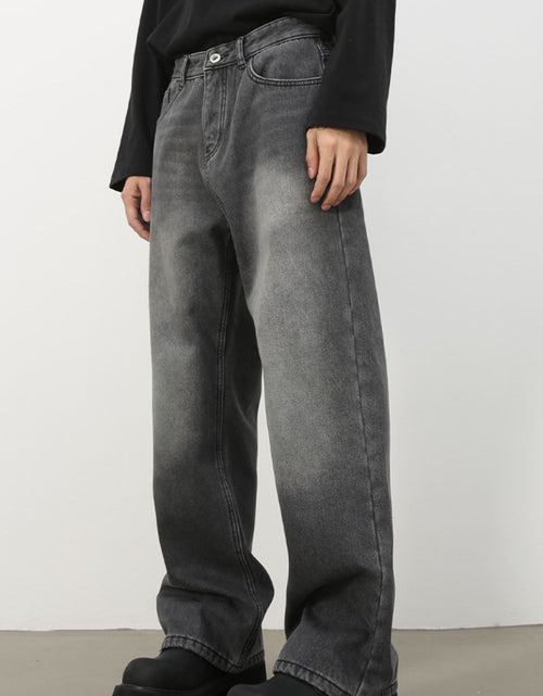 Load image into Gallery viewer, Men's Loose Fit Jeans with Pockets
