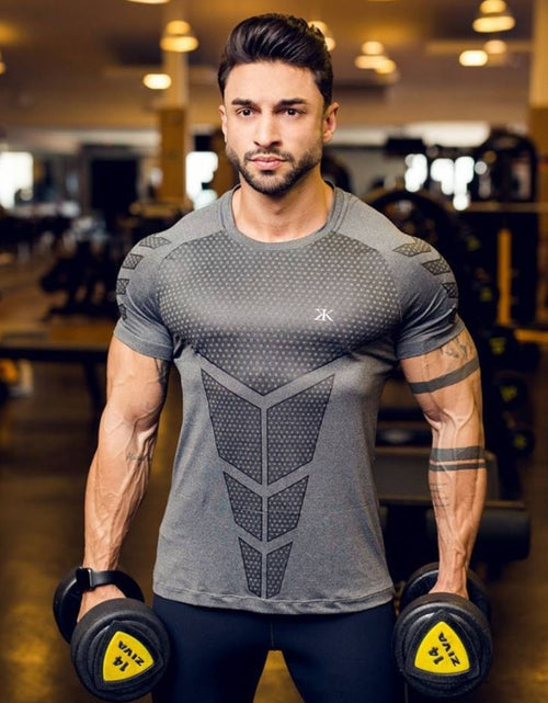 Load image into Gallery viewer, Men's Plus Size Round Neck Short Sleeve T-Shirt
