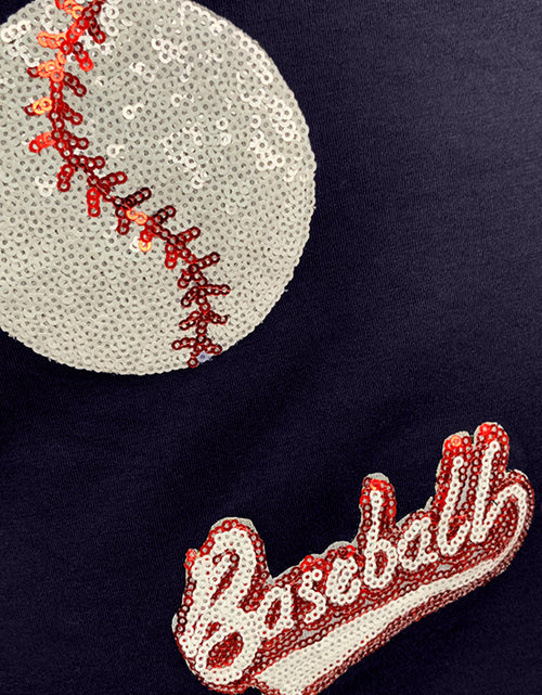 Load image into Gallery viewer, Baseball Round Neck Half Sleeve T-Shirt
