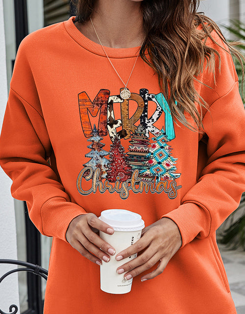 Load image into Gallery viewer, MERRY CHRISTMAS Graphic Sweatshirt
